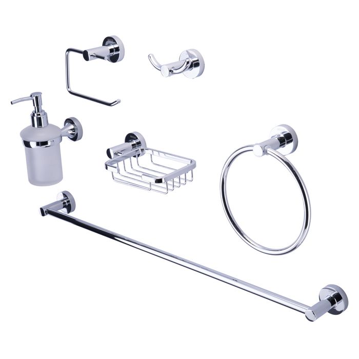 Kit De Accesorios Para Baño Capri Por 6 Piezas