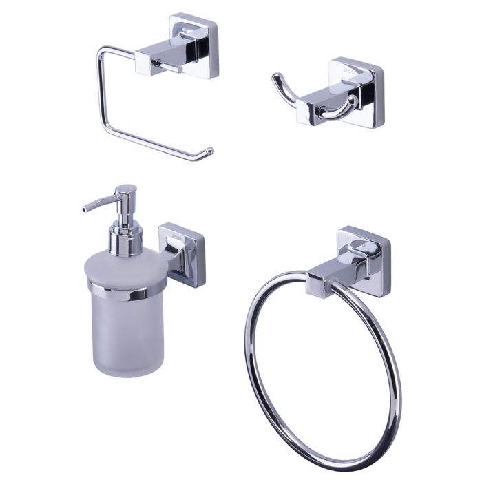 Kit De Accesorios Para Baño Murano Por 4 Piezas