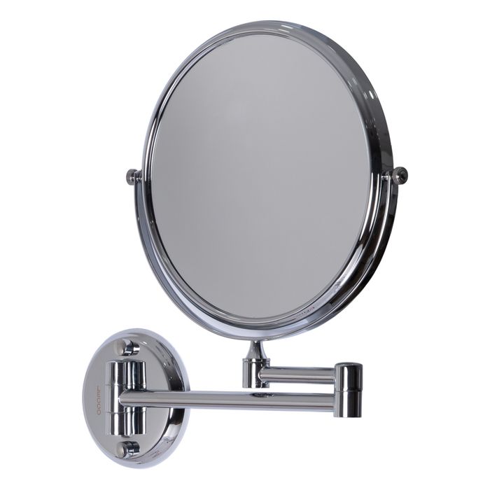 Espejo Mobile Retractil De Pared Aumento Base Redonda 30 Cm.