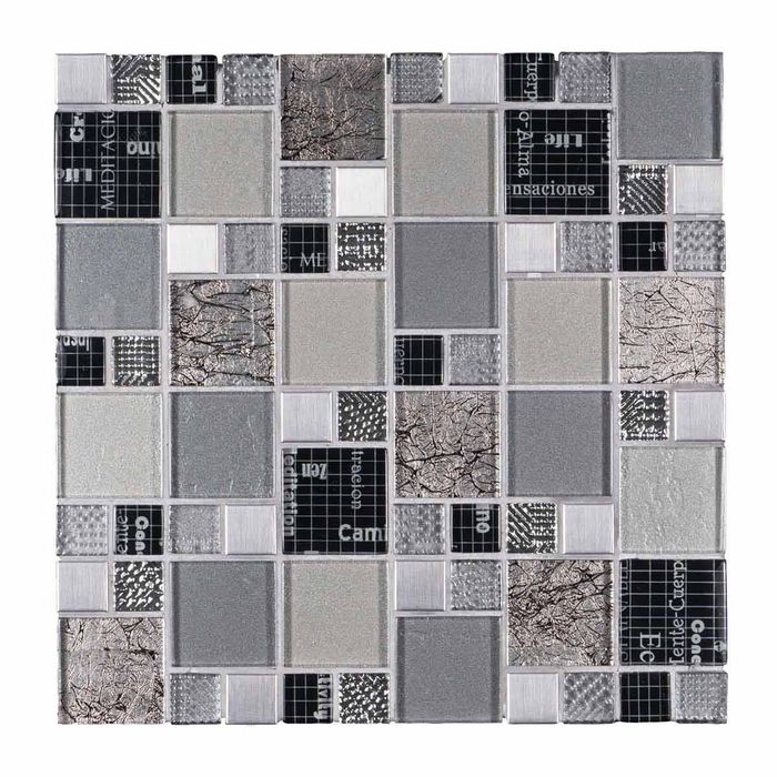 Mosaico Carnaval Silver 30x30 Cm.