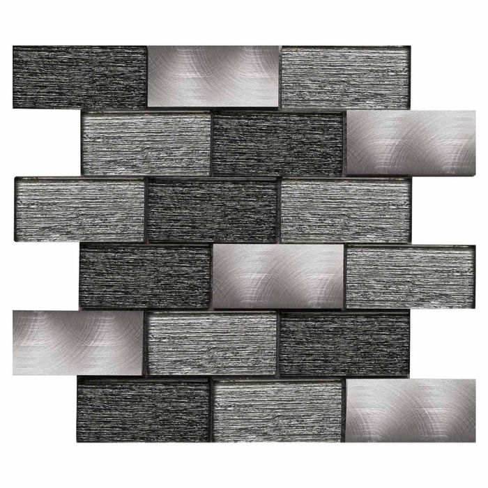 Mosaico Seul Negro 30x30 Cm.