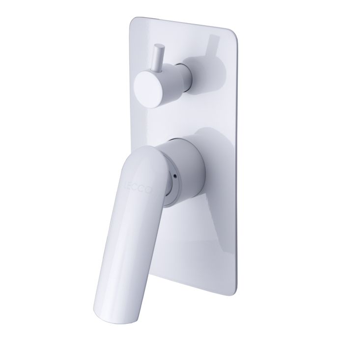 Grifería Para Ducha Curve Blanco Monocontrol Con Salida a Bañera