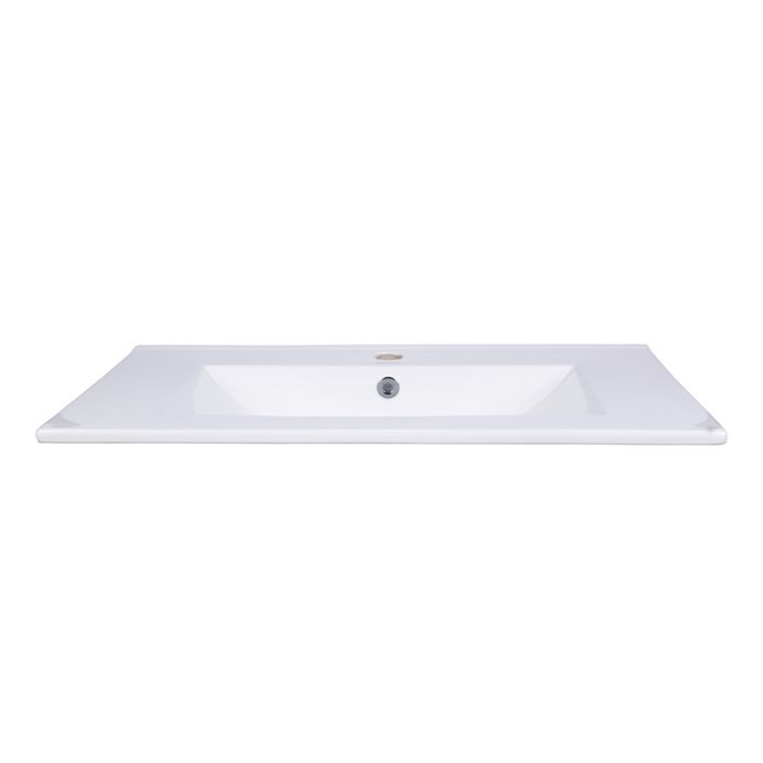 Lavamanos Firenze De Sobreponer En Porcelana Blanco 71.5x47x17 Cm.
