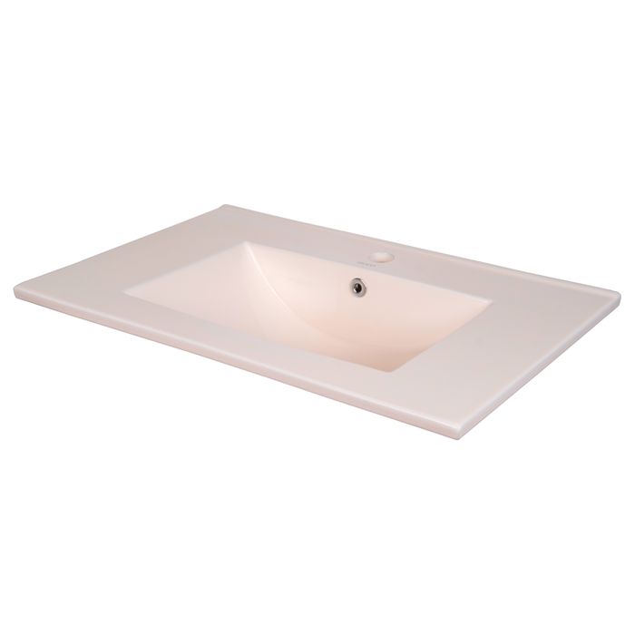 Lavamanos Firenze De Sobreponer En Porcelana Bone 71.5x47x17 Cm.