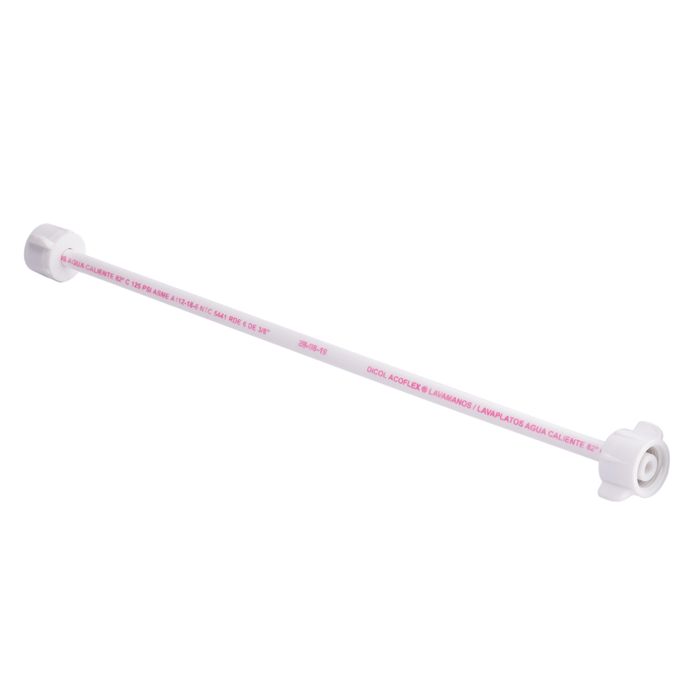Acople Plástico Para Lavamanos o Lavaplatos De 1/2 x 40 Cm.