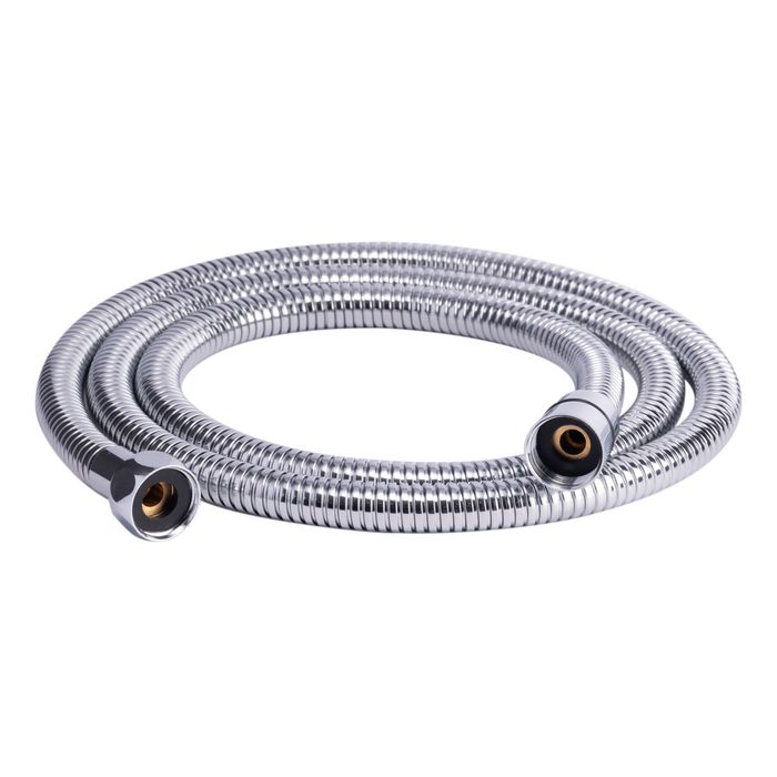 Manguera Flexible Metálica Cromo Para Teleducha De 150 Cm.