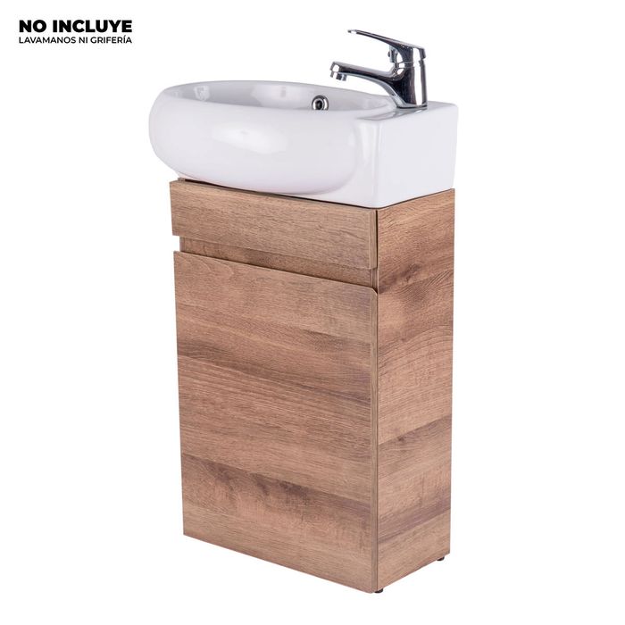 Mueble De Baño Zagori Roble Claro 37.5x18 Cm.