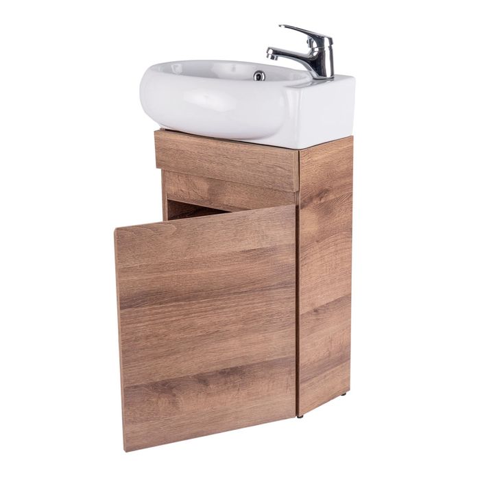 Mueble De Baño Zagori Roble Claro 37.5x18 Cm.
