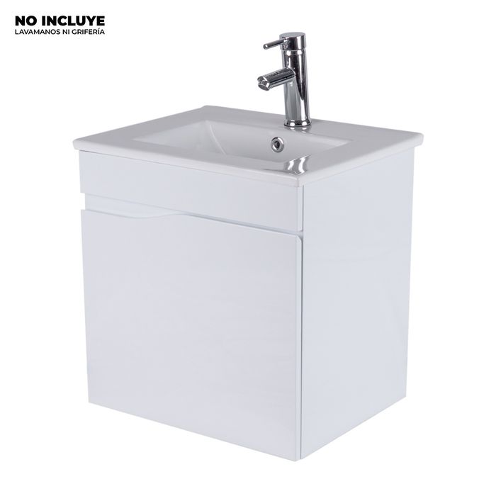 Mueble De Baño Oregon Blanco Poceta Centro 50x39 Cm.