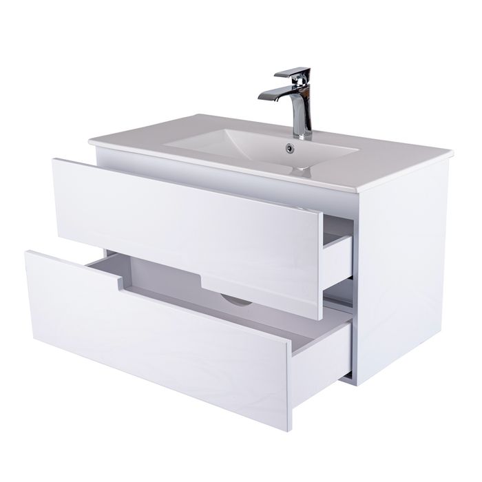 Mueble Amaro Blanco Poceta Centro 89.5x45.5 Cm.