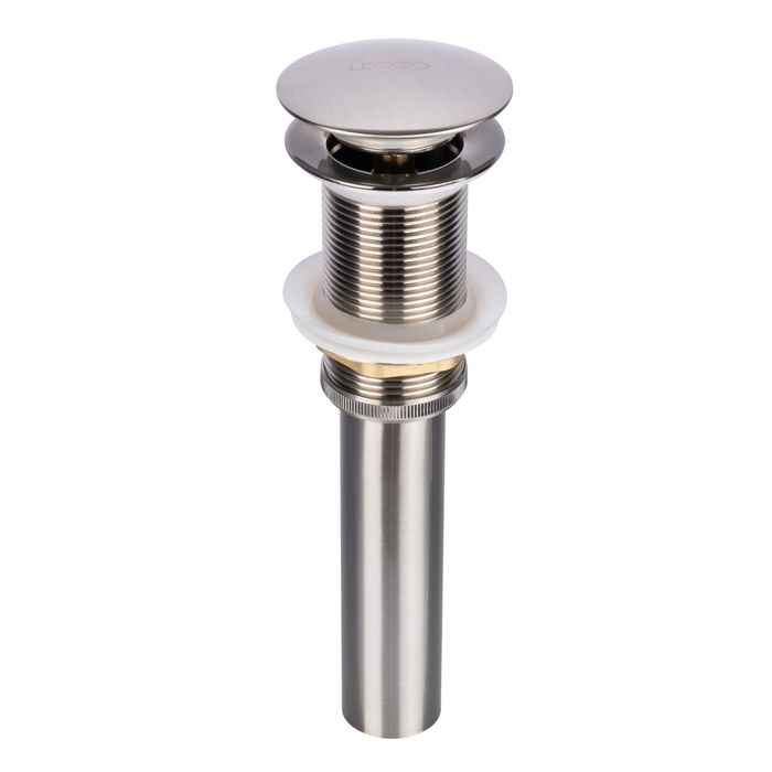 Desague Metalico Push Sin Rebose Niquel