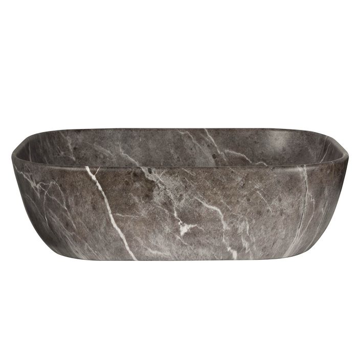 Lavamanos Novella Cafe Tipo Vessel En Porcelana 45.5x32.5x13.5 Cm.