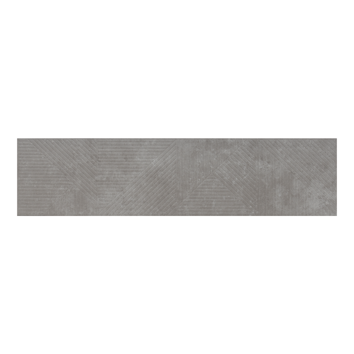 Porcelanato Deco Soho Gris Rectificado 30x120 Cm. Cj 1.44m² V4
