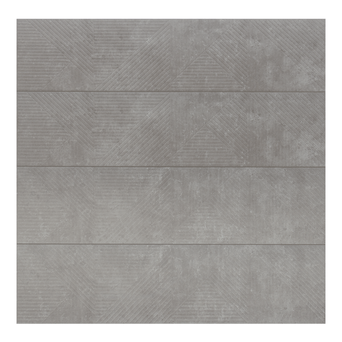 Porcelanato Deco Soho Gris Rectificado 30x120 Cm. Cj 1.44m² V4