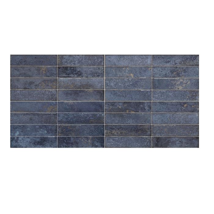 Pared Porcelanato Dream Blue Brillante Rectificada. 30x60 Cm.