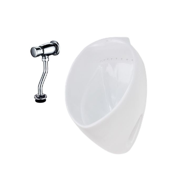 Kit Orinal Savona Entrada Superior - Válvula Push y Sifón Oculto