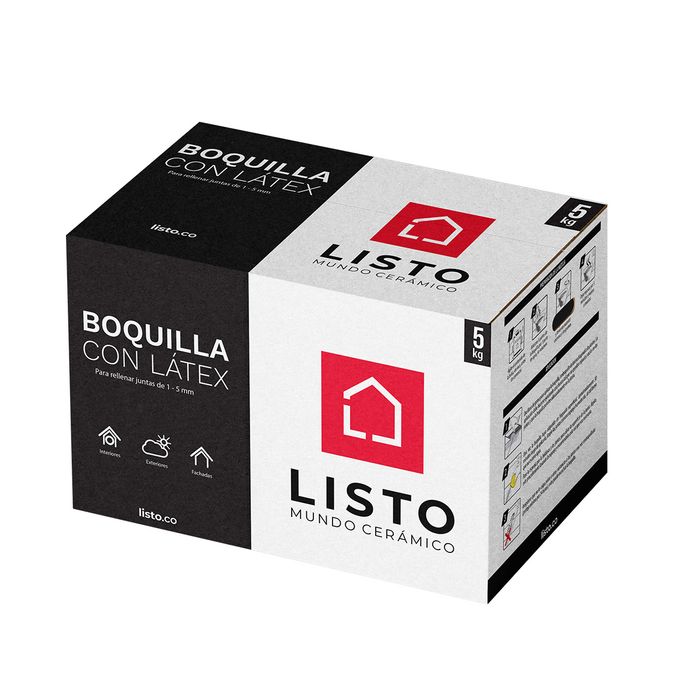 Boquilla Color Gris Claro Bolsa x 5 Kilos