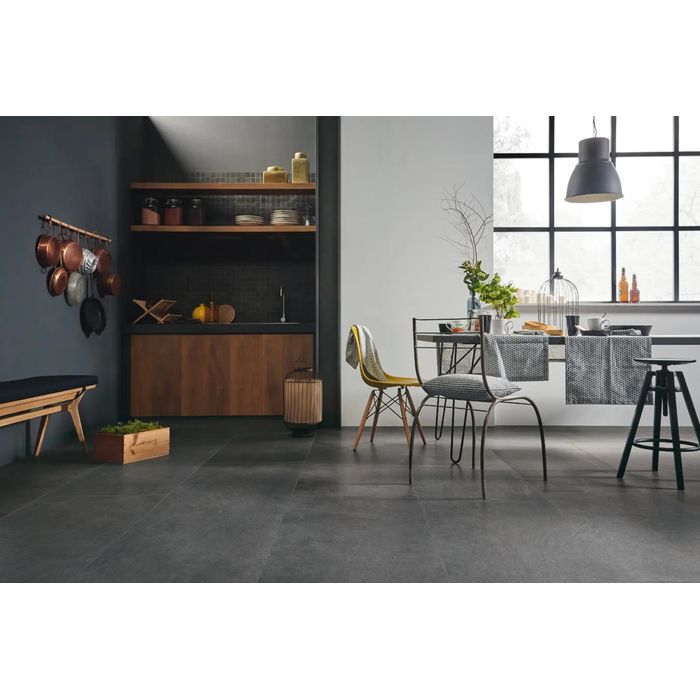 Porcelanato Ardesia Nero Mate 60x120 T3 Caja x 1.43 m² V3