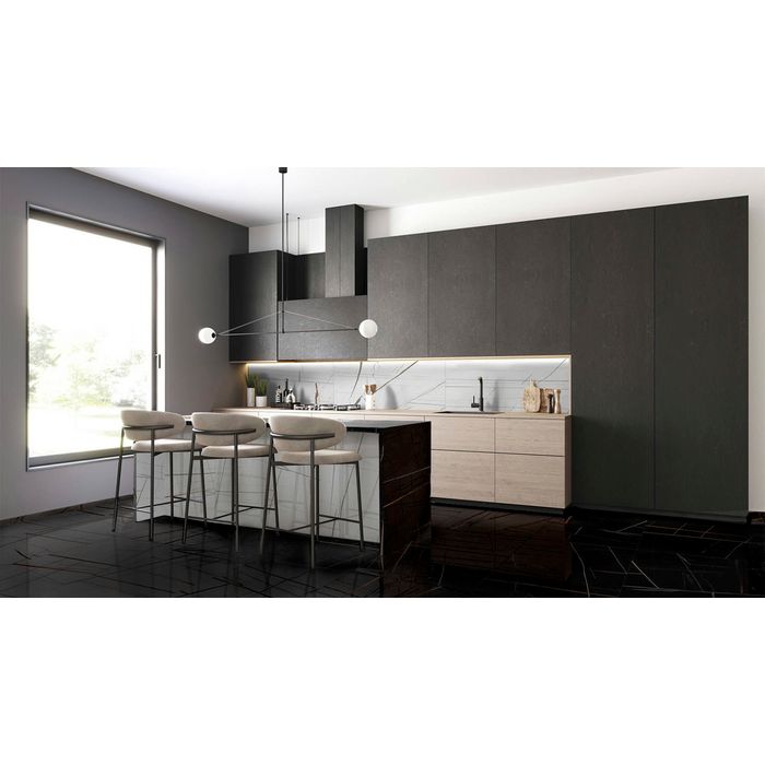 Porcelanato Lion Black Brillante 60x120 Cm. Cj 1.44m² V2