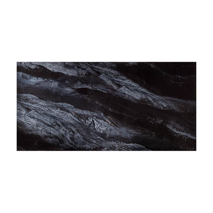 Porcelanato Manta Nero Alto Brillo 60x120 Cm. Cj 1.44m² V2