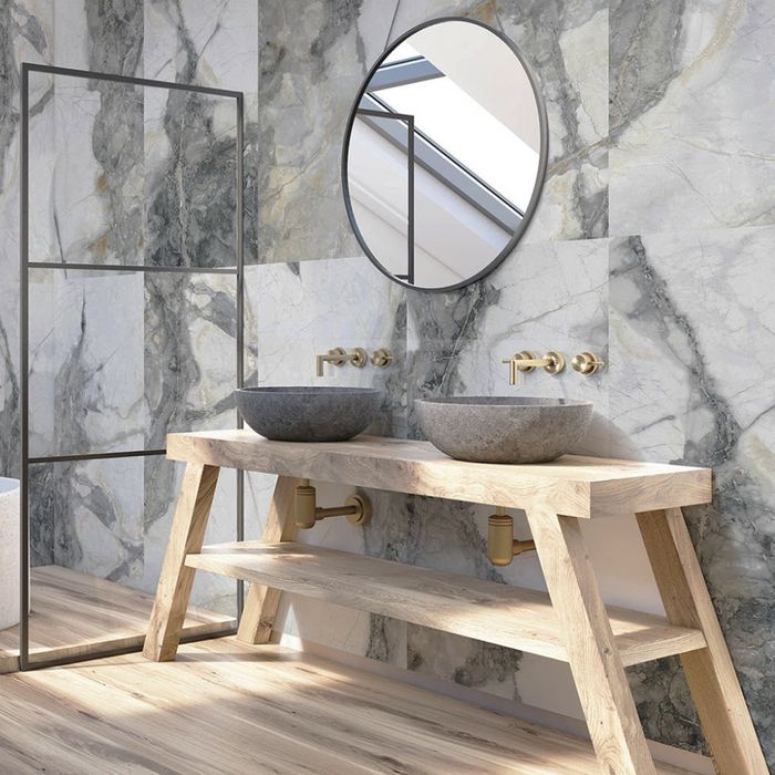 Porcelanato Aice Alto Brillo 60x120cm. Cj 1.44m² V2