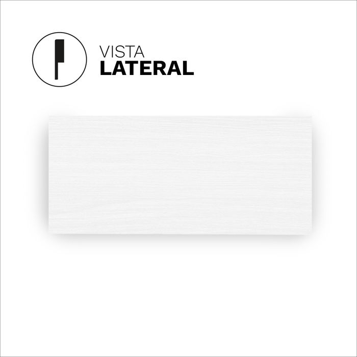 Guarda Escoba Blanco 240x8.0x1.2 Cm