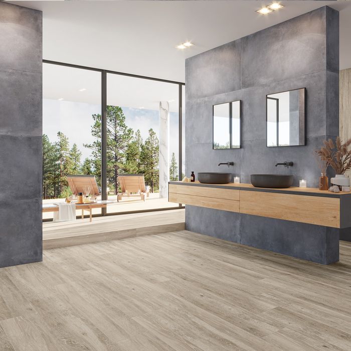 Porcelanato Atelier Taupe Mate 25x150cm. Cj 1.13m² C2/r10 V3