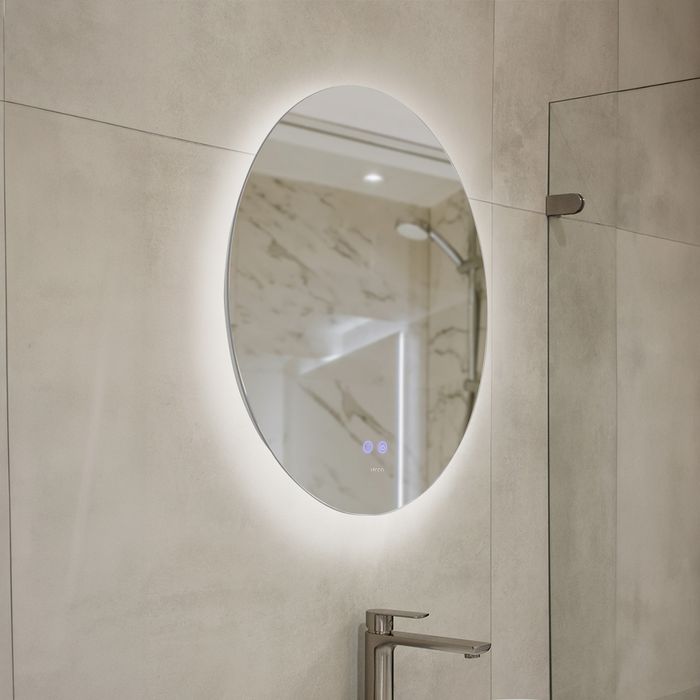 Espejo Viareggio Touch Con Luz Led Regulable Desempañante y Bluetooth 70cm