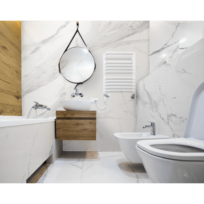 Porcelanato Calacatta Blanco Brillante 120x240 Cm. Cj 2.88m² V3