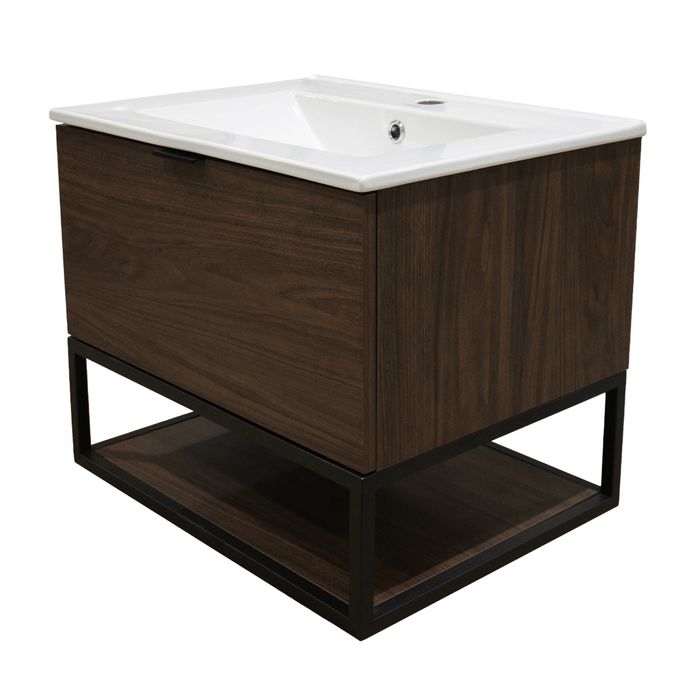 Mueble Asti Madecor Black Walnut - Placa Lavamanos 60x46x49