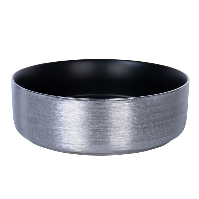 Lavamanos Vessel Argento Gris Mate 36x36x12