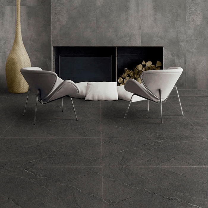 Porcelanato Glacier Nero Mate 60x120 T4 Cj 1.44m² V2