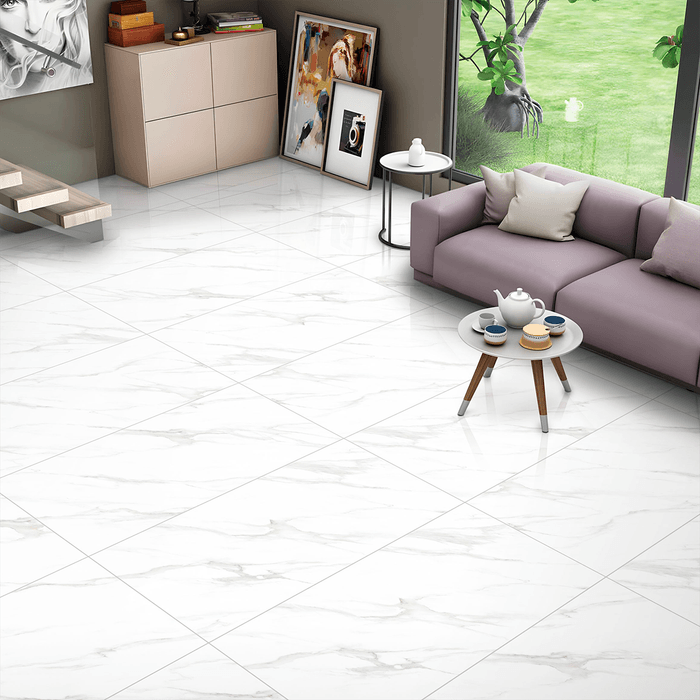 Porcelanato Glaciar Statuario Brillante 60x120cm. T4 Cj 1.44m² V3