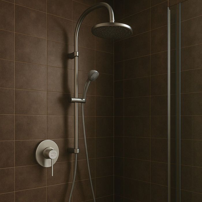 Grifería Para Ducha Tower Cromo Monocontrol Sin Salida a Bañera