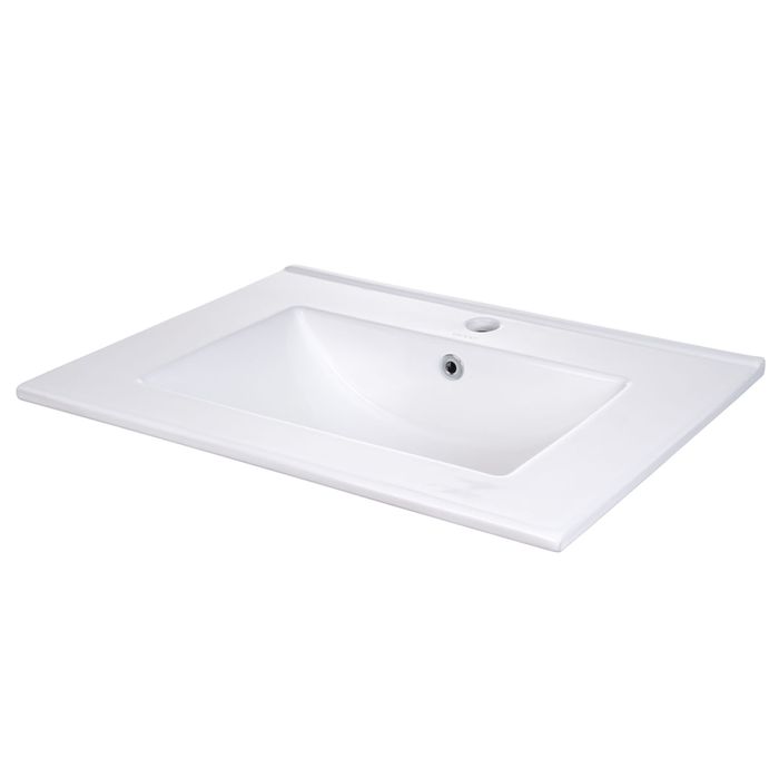 Lavamanos Firenze De Sobreponer En Porcelana Blanco 61.5x47x17 Cm.