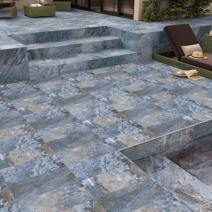 Porcelanato Cancun Blue Exterior 30x60 T4 Cajax 1.26 m² C3/r11 V4