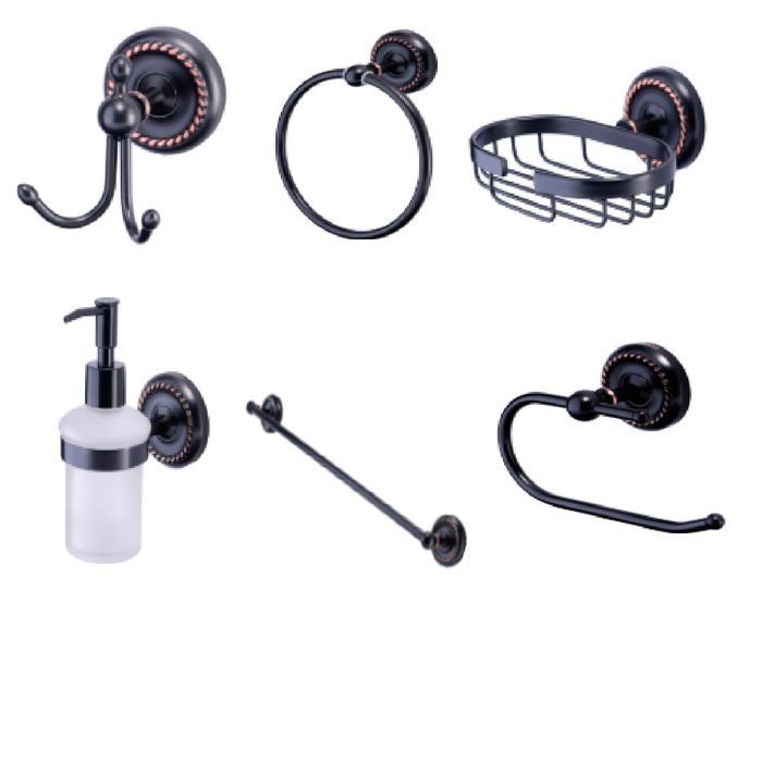 Kit Accesorios X6 Piezas Prato Anticado