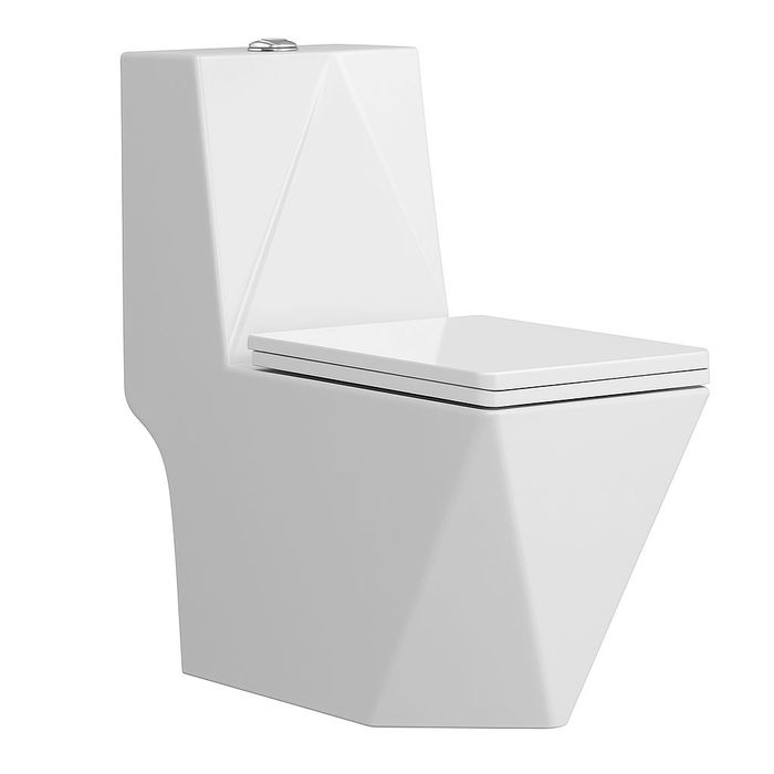 Sanitario One-piece Trani Blanco Descarga 800 Gramos Con Anillo De Cera Conexión1/2