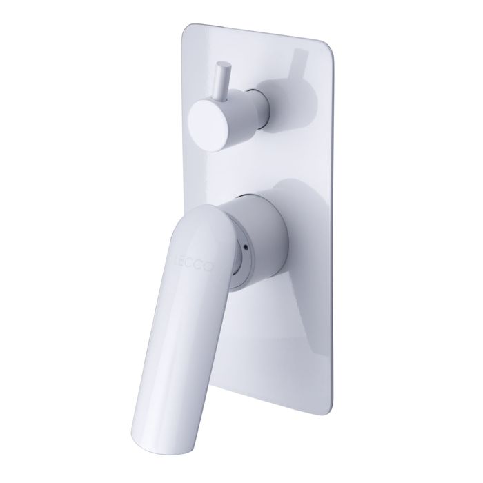 Grifería Para Ducha Curve Blanco Monocontrol Con Salida a Bañera