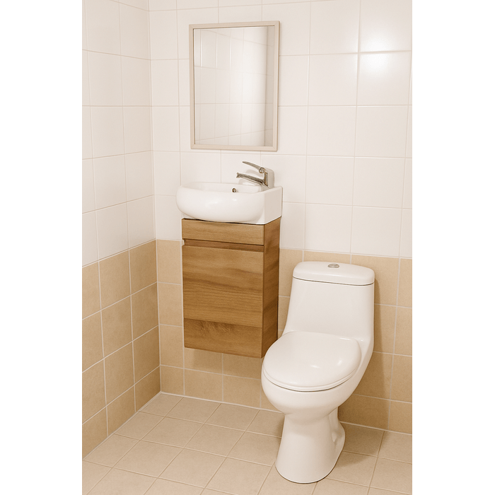 Mueble De Baño Zagori Roble Claro 37.5x18 Cm.
