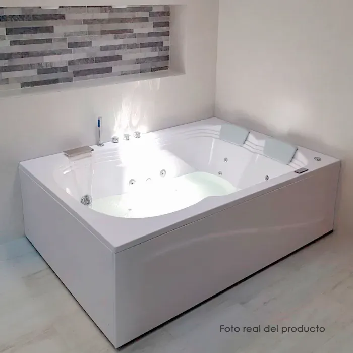 Hidromasaje Spa Santorini 180x180 Basica Gris Niebla