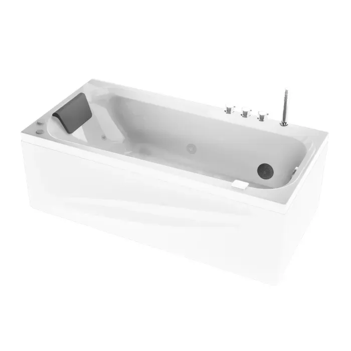 Americana Premium Derecha 152x75 Blanco Kit Teleducha-cascada Pequeña