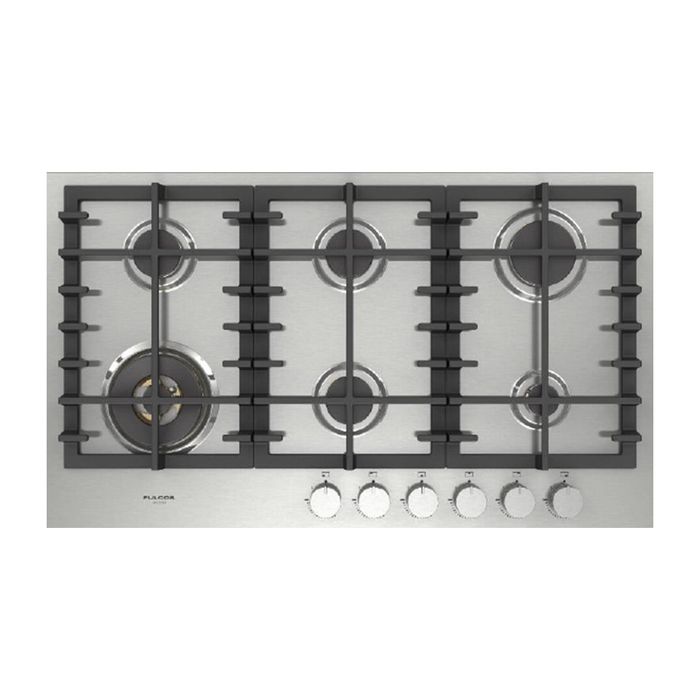 Cubierta De Gas Fulgor Acero Inoxidable 90cm