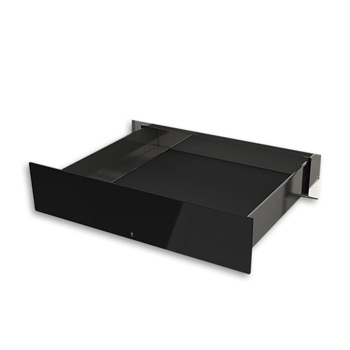 Cajon Porta Objetos Fulgor Black Glass 15cm