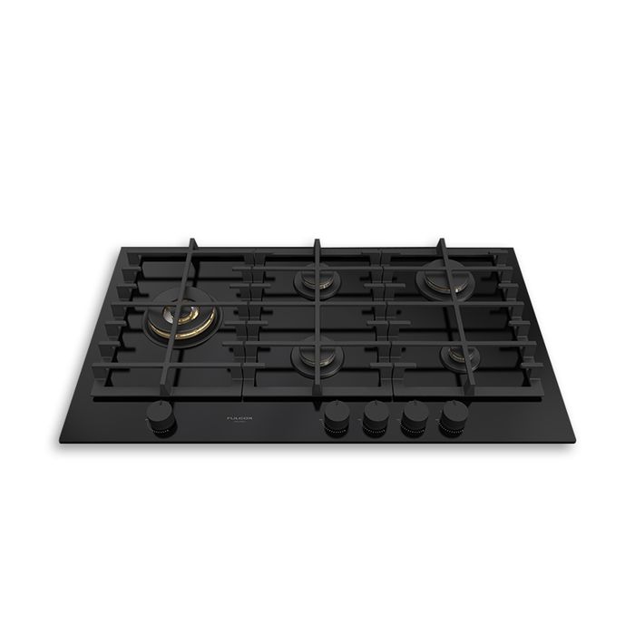 Cubierta De Gas Fulgor Cristal Black 90cm
