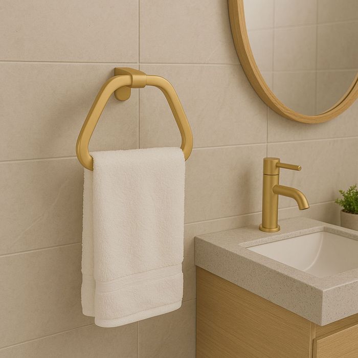 Toallero Corto Murat Oro Mate