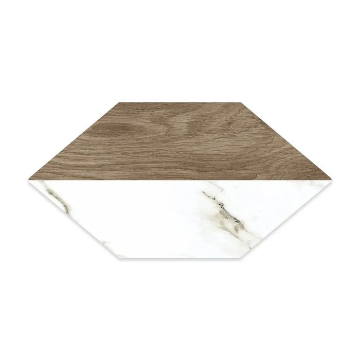 Porcelanato Lagom Calacatta 17 x 33 Cm T4 Cj x 0.78 m² V2