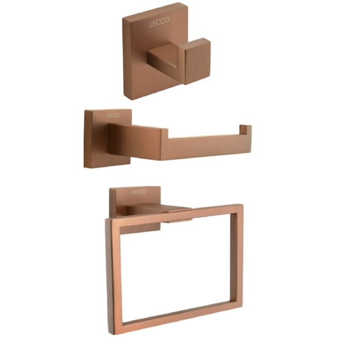 Juego De Accesorios Etna Rosa Mate X3 Piezas