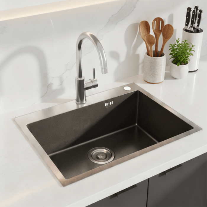 Lavaplatos De Sobreponer Scale Niquel Ac 304 62 x 47 x 22.5 Cm