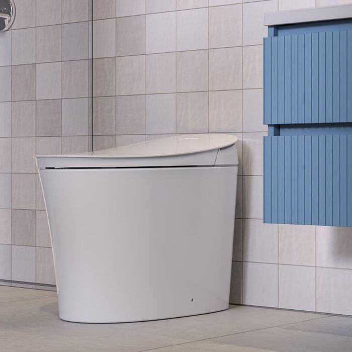 Sanitario Inteligente Alongado Nyren Plus Blanco Descarga 800 Gr